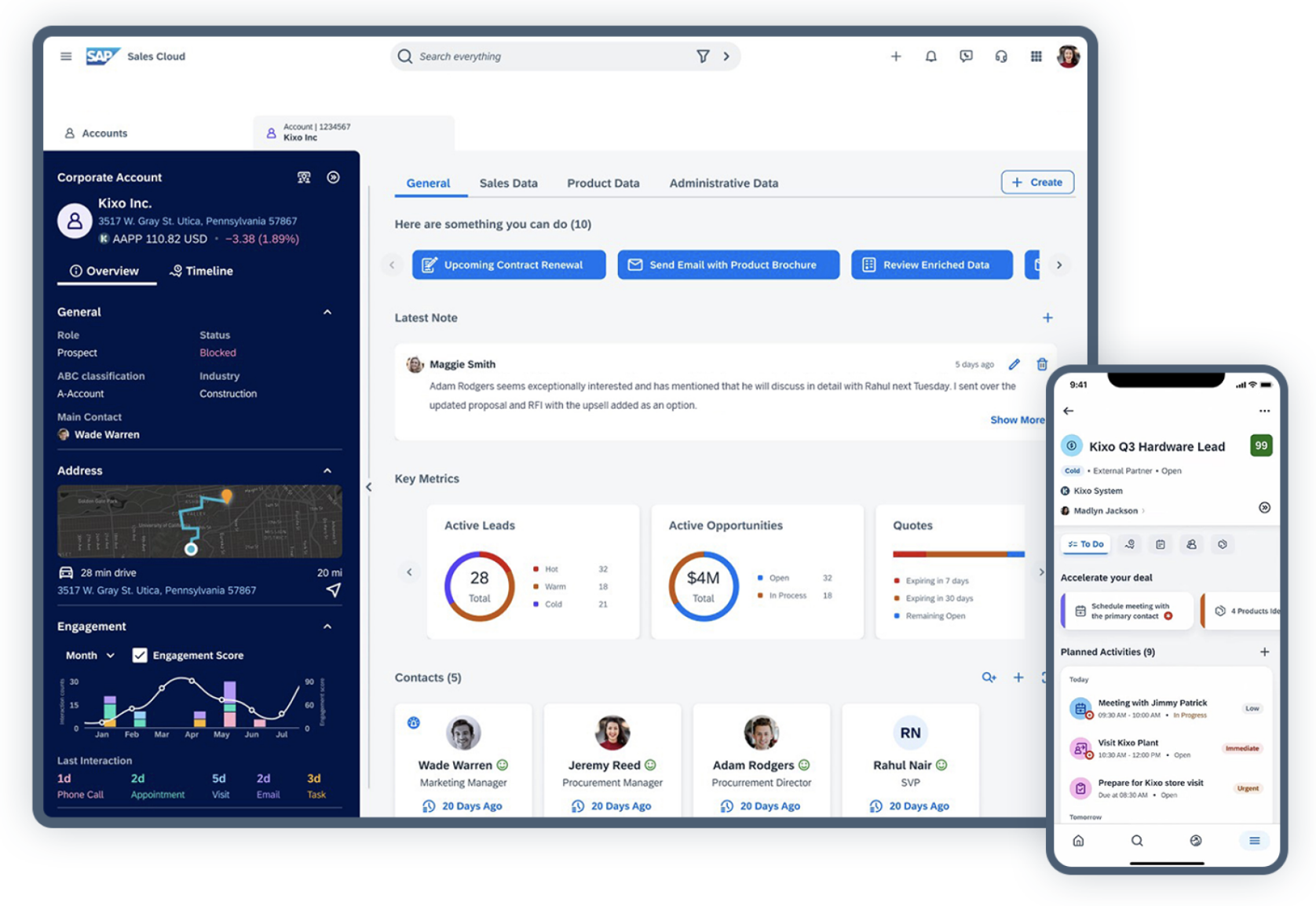 SAP C4C Version 1 Homepage