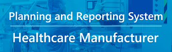 SAC-based project planning and reporting system for a healthcare manufacturer