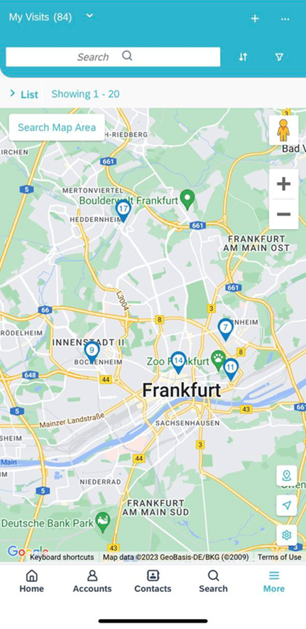 Using map