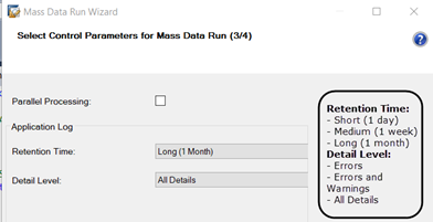 MDR settings (step 3)