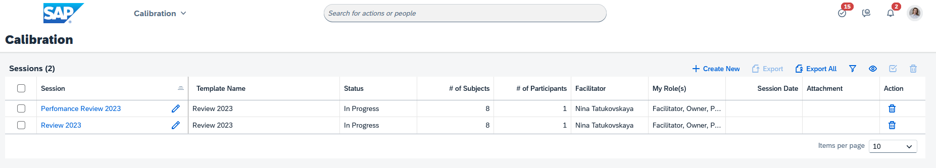 Calibration in Performance and Goals 