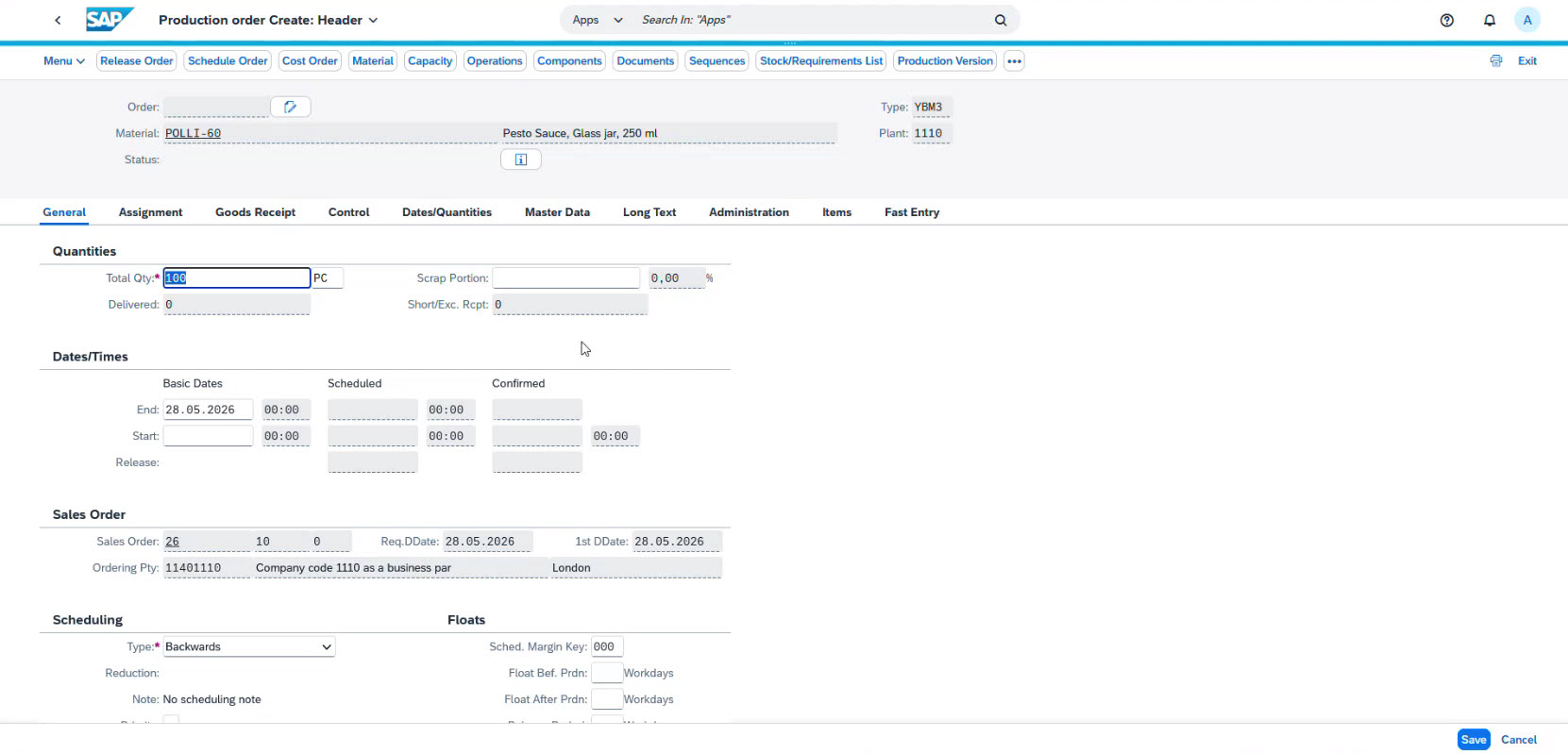 PP in SAP SCM